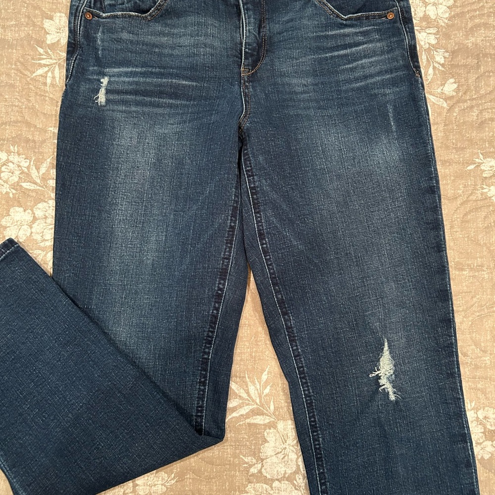 Wit & Wisdom Dark Blue Straight Leg Jeans